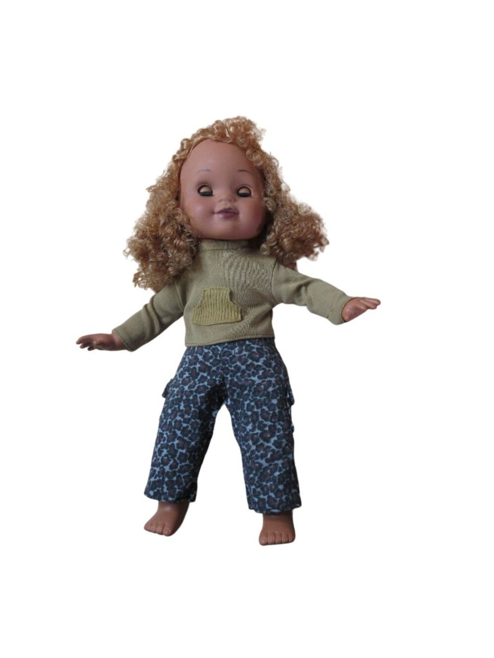 Integrity Toys African American 12" Baby Doll Sleepy Eyes - Vintage 1990s